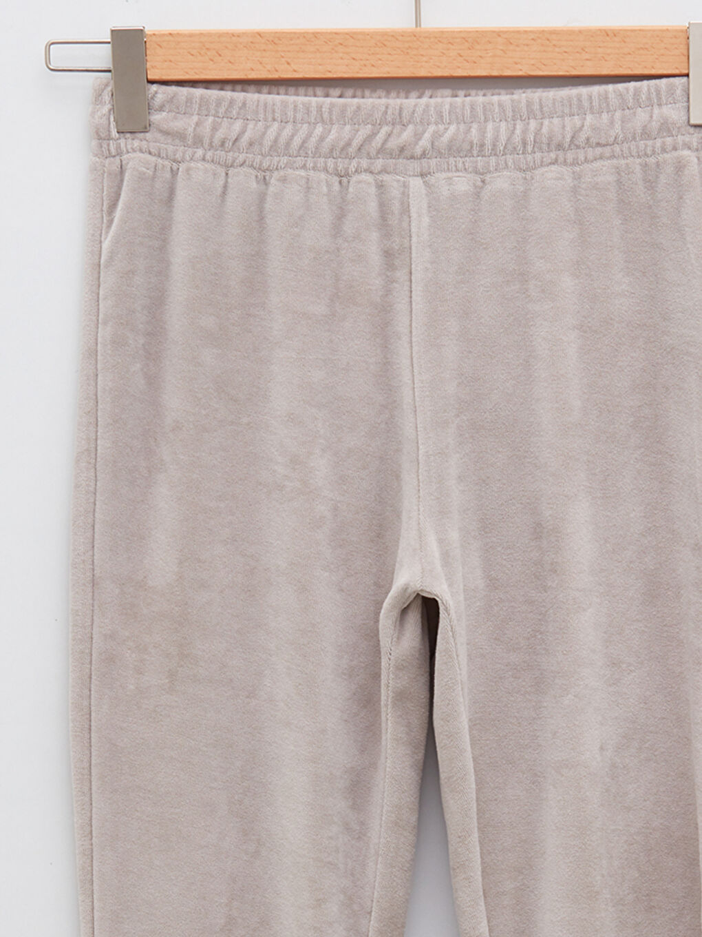 Pantaloni de Trening Jogger de Damă din Catifea cu Talie Elastică-6