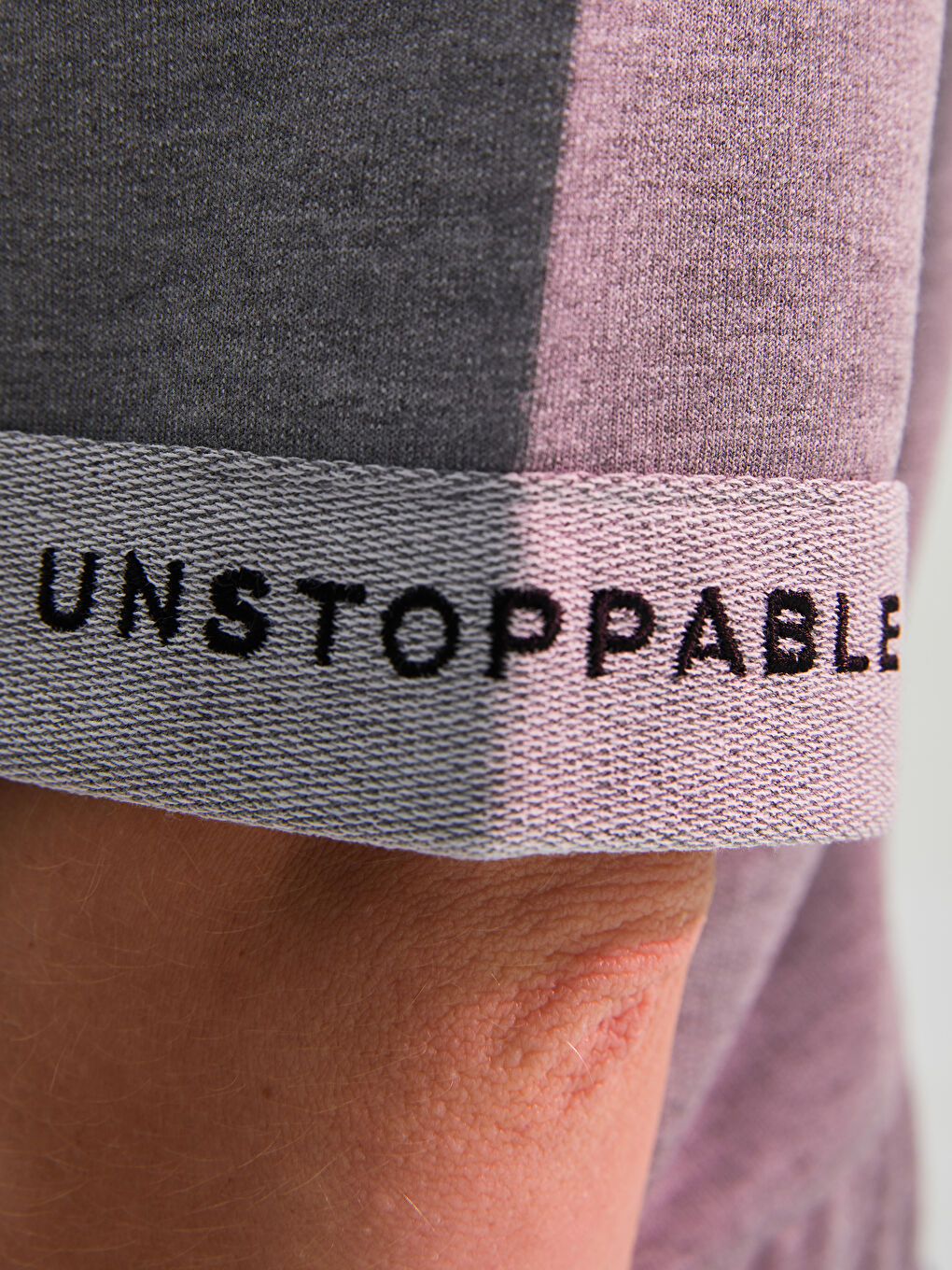 Hooded Collar Printed Short Sleeve Women's Sports T-Shirt-2