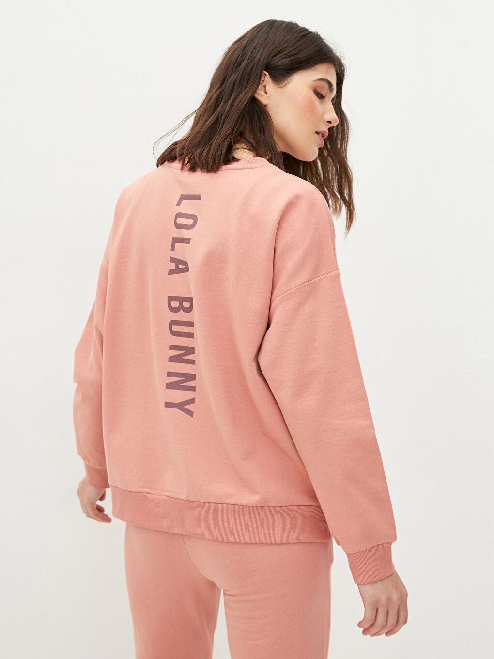 LCW Vision Rundhalsausschnitt Lola Bunny Bedrucktes Langarm Damen Sweatshirt -W1H382Z8-GC3