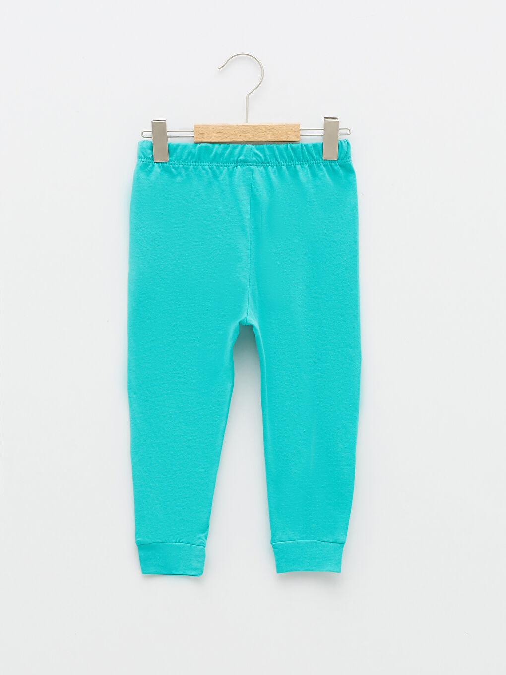 Crew Neck Long Sleeve Printed Cotton Baby Boy Pajama Set-4