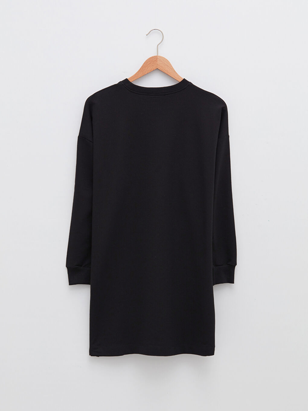 Rundhalsausschnitt Bedruckt Langarm Damen Sweatshirt-Tunika-7