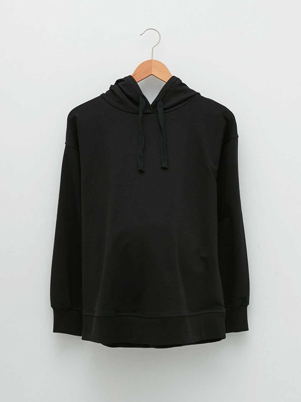 هودي سادة كم طويل حوامل-4