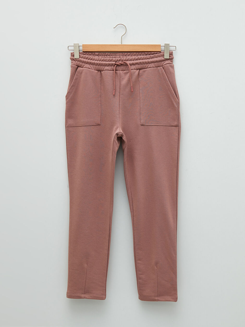 LCWAIKIKI Maternity Elastic Waist Plain Pocket Detailed Maternity Sweatpants -W1H518Z8-GMU
