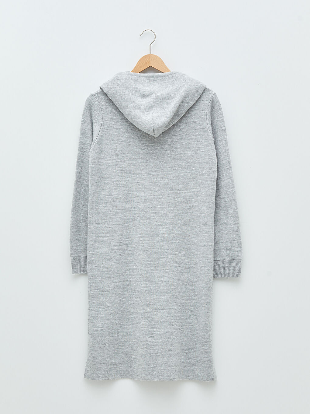 LCWAIKIKI Classic Hooded Straight Long Sleeve Women's Knitwear Tunic -W1H550Z8-RZR
