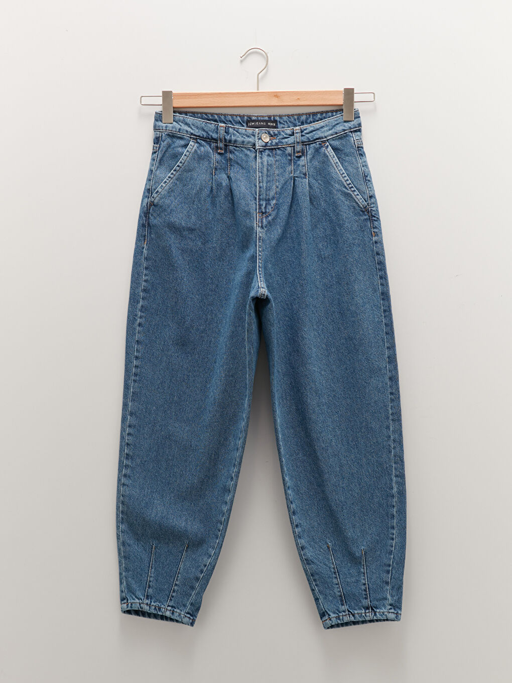 High Waist Slouchy Pocket Detailed Women's Rodeo Jeans-4