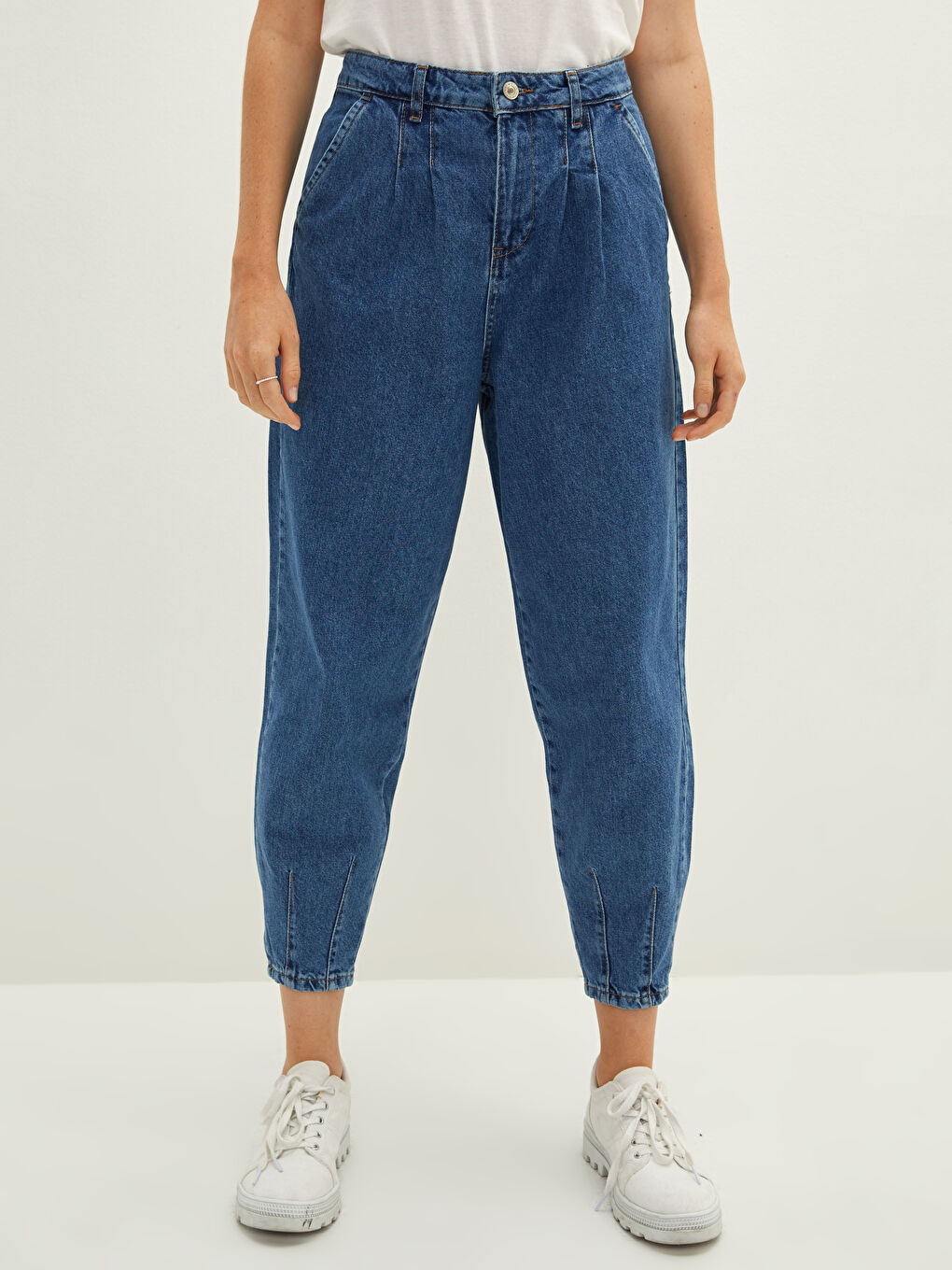 High Waist Slouchy Pocket Detailed Women's Rodeo Jeans-2