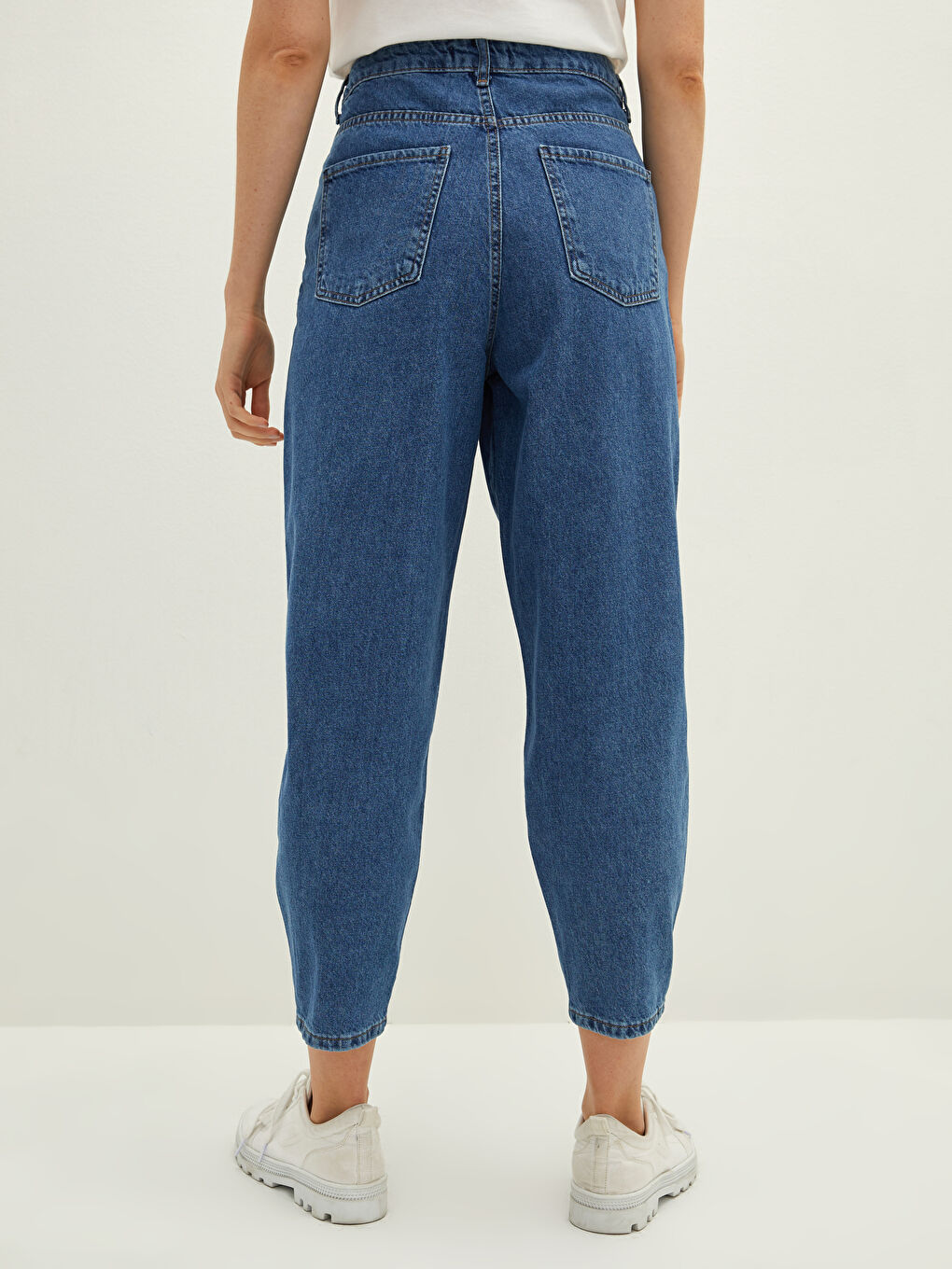 High Waist Slouchy Pocket Detailed Women's Rodeo Jeans-3