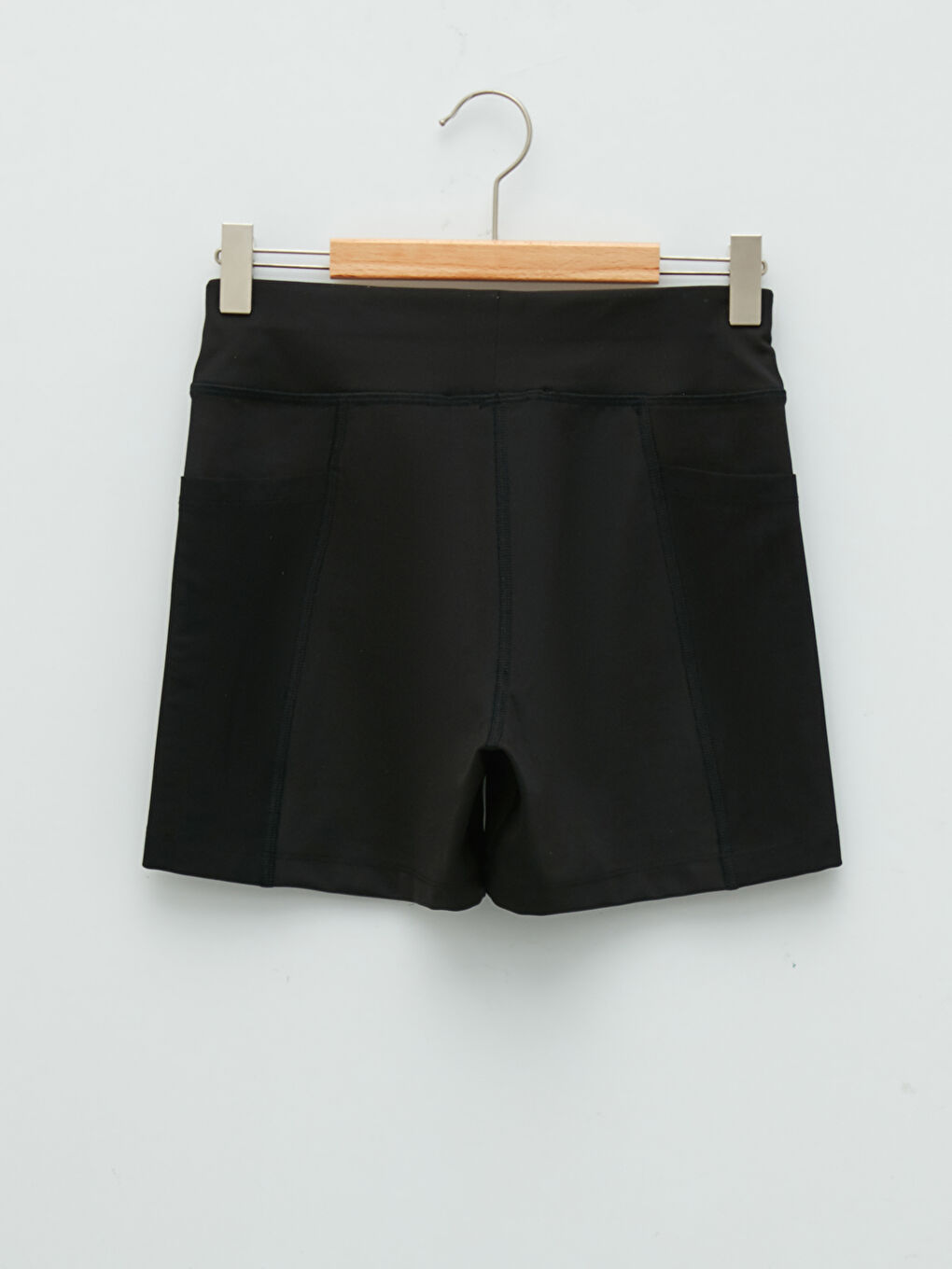 XSIDE Women's Elastic Waist Plain Sport Shorts Tights Shorts -W1H612Z8-CVL