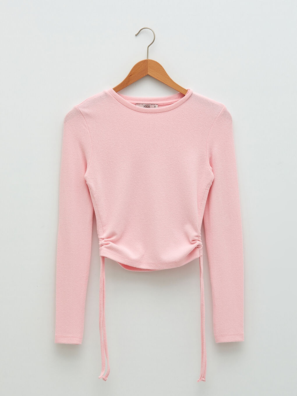 Crew Neck Plain Long Sleeve Women's Sweatshirt-6