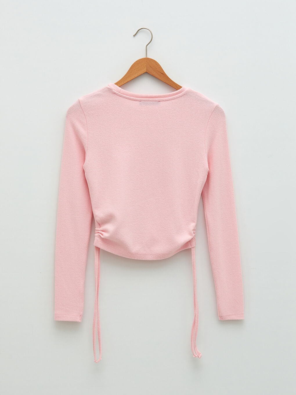 Crew Neck Plain Long Sleeve Women's Sweatshirt-7