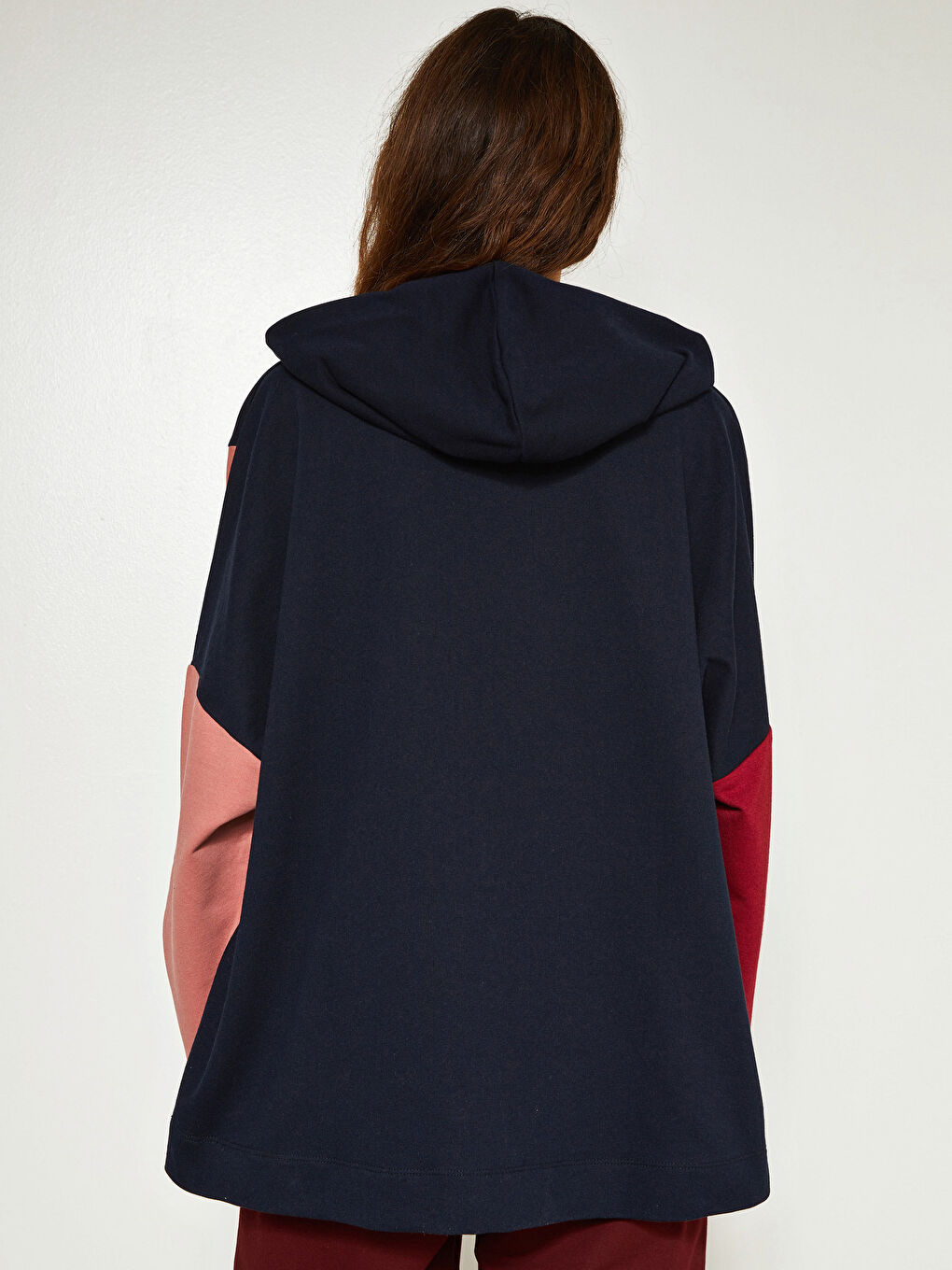 Hooded Printed Long Sleeve Women's Sweatshirt-4