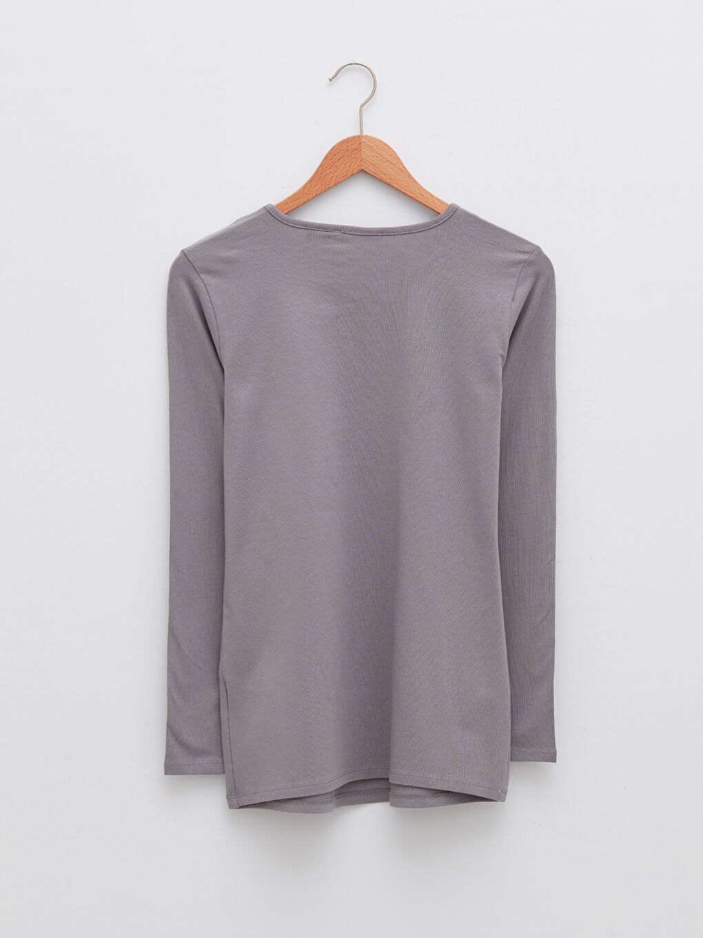 Футболка для беременных с круглым вырезом, длинным рукавом и принтом Минни Маус-6