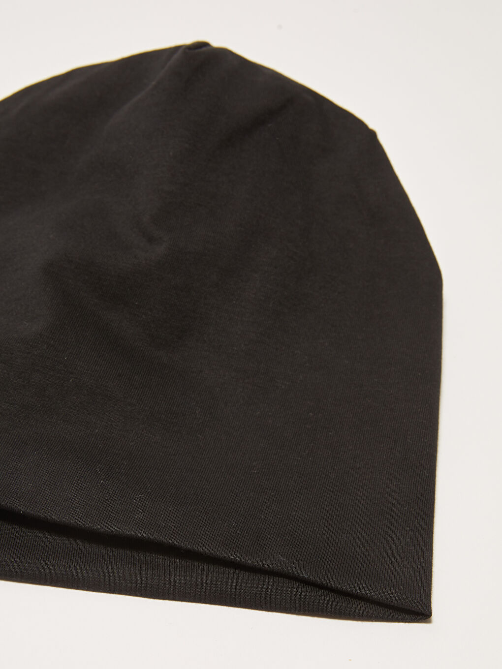 Siyah Düz Pamuklu Erkek Bere-1