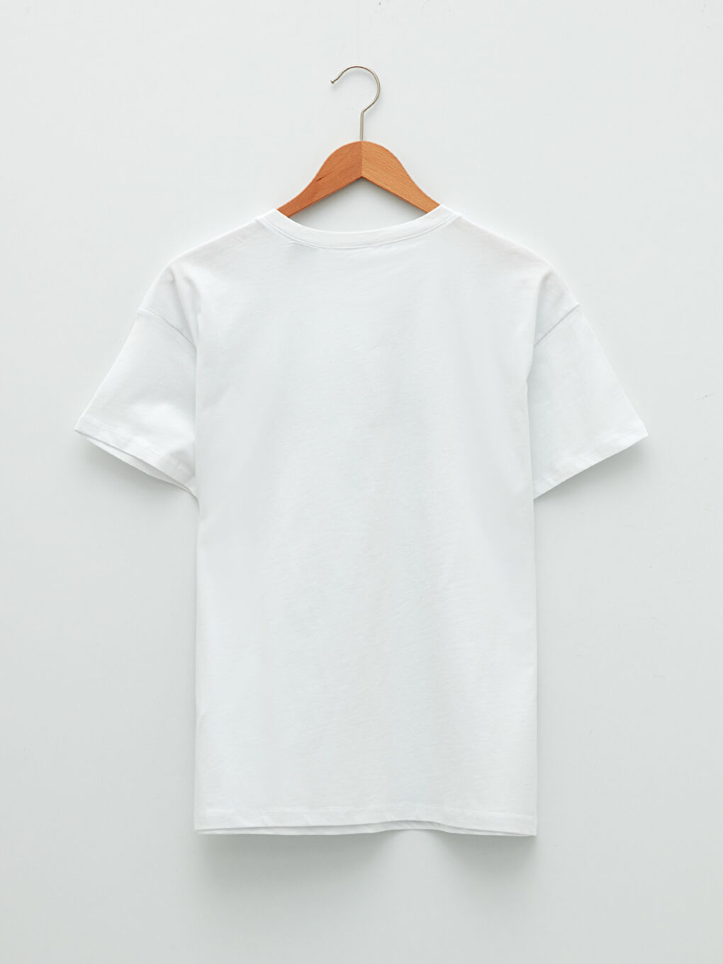 Crew Neck Princess Printed Short Sleeve Cotton Women's T-Shirt-1