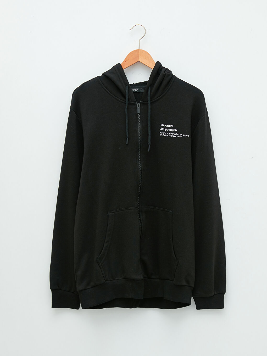 XSIDE Kapuzensweatshirt mit Langarm für Herren mit Reißverschluss -W1H925Z8-CVL