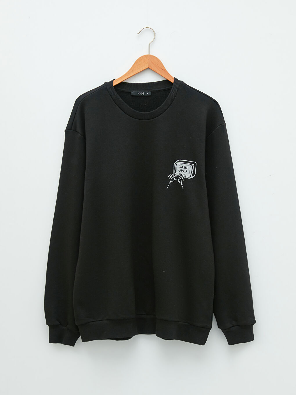 XSIDE Crew Neck Long Sleeve Printed Men's Sweatshirt -W1H934Z8-CVL