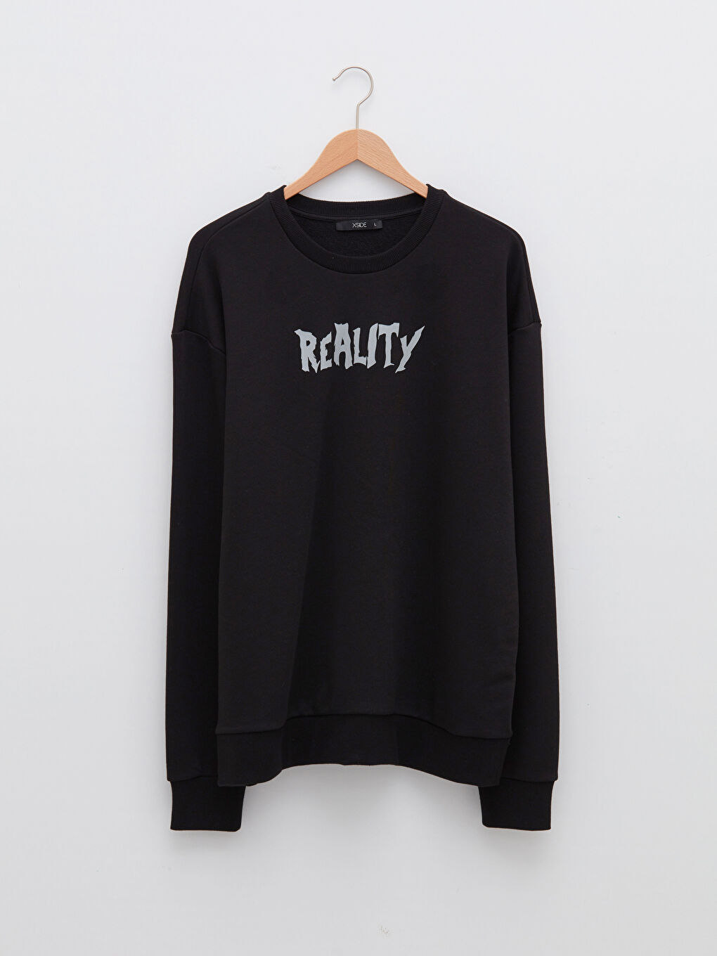 Oversize Crew Neck Long Sleeve Men's Sweatshirt-6