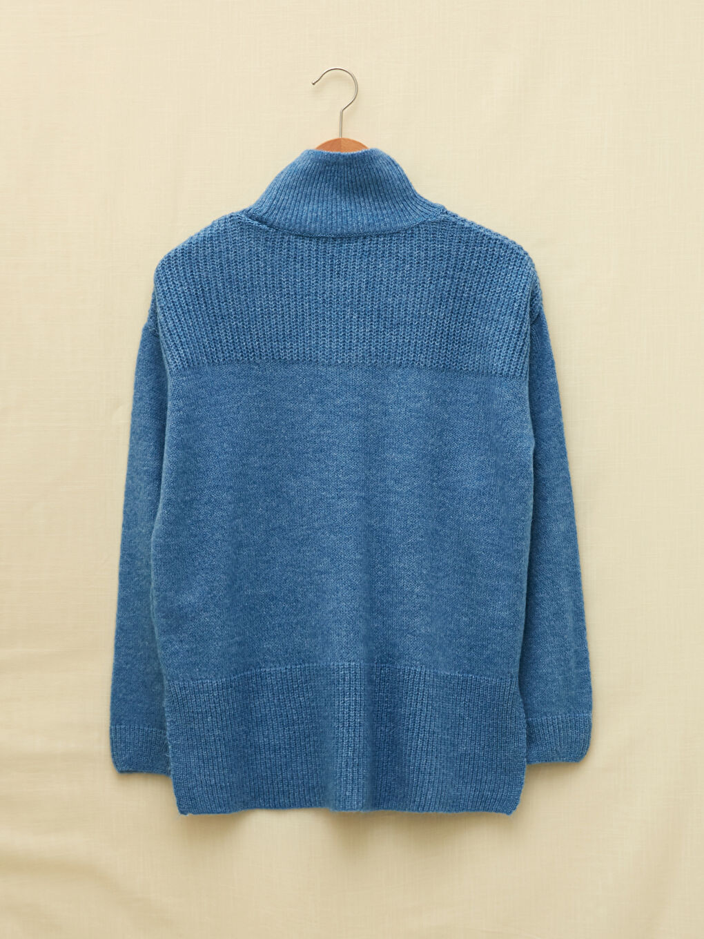 LCWAIKIKI Basic Turtleneck Plain Long Sleeve Women's Knitwear Sweater -W1H957Z8-L9E