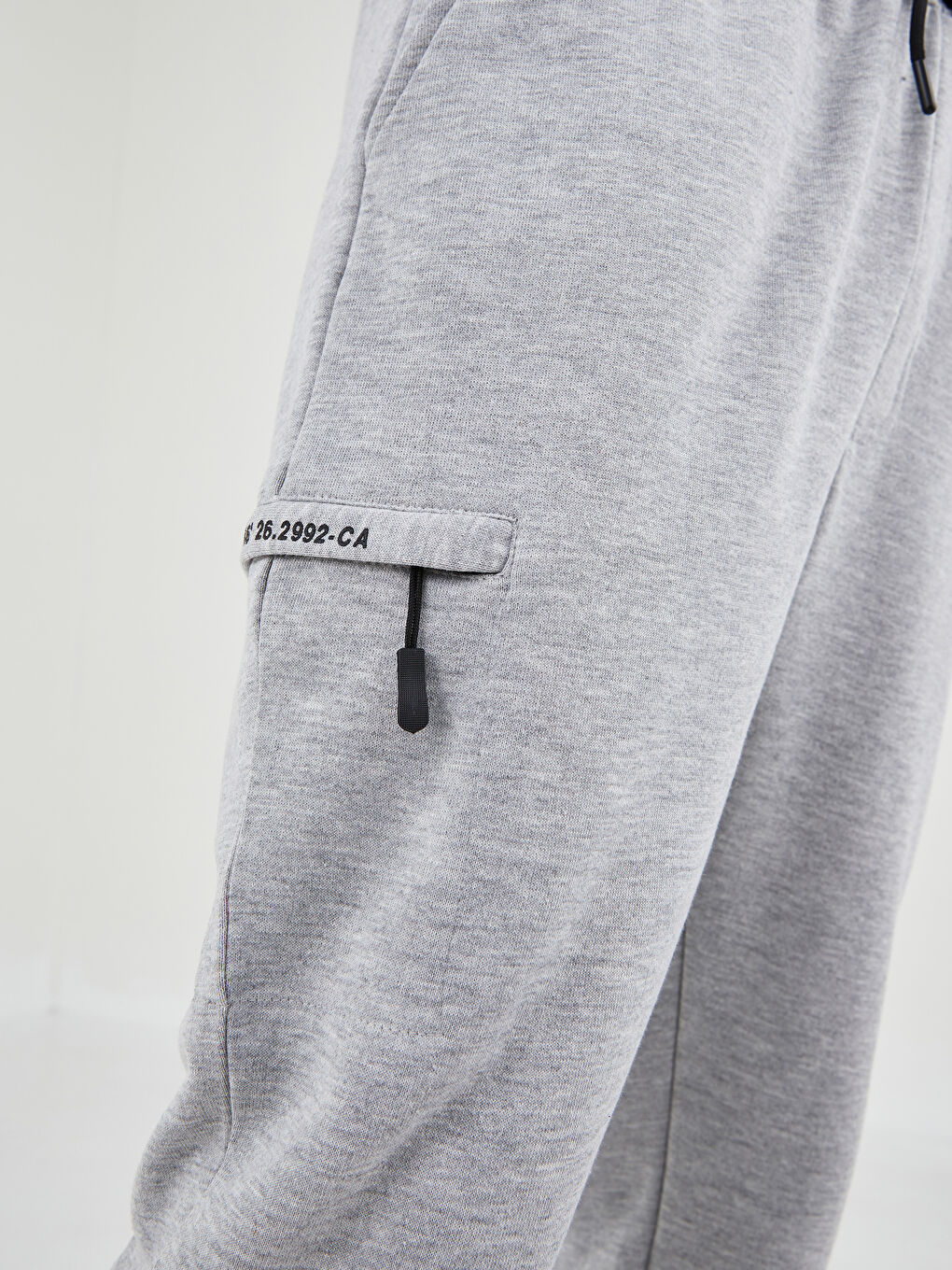 Gri X-SIDE x Berkay Yuvakuran Erkek Jogger Eşofman Altı - Standart Kalıp-5
