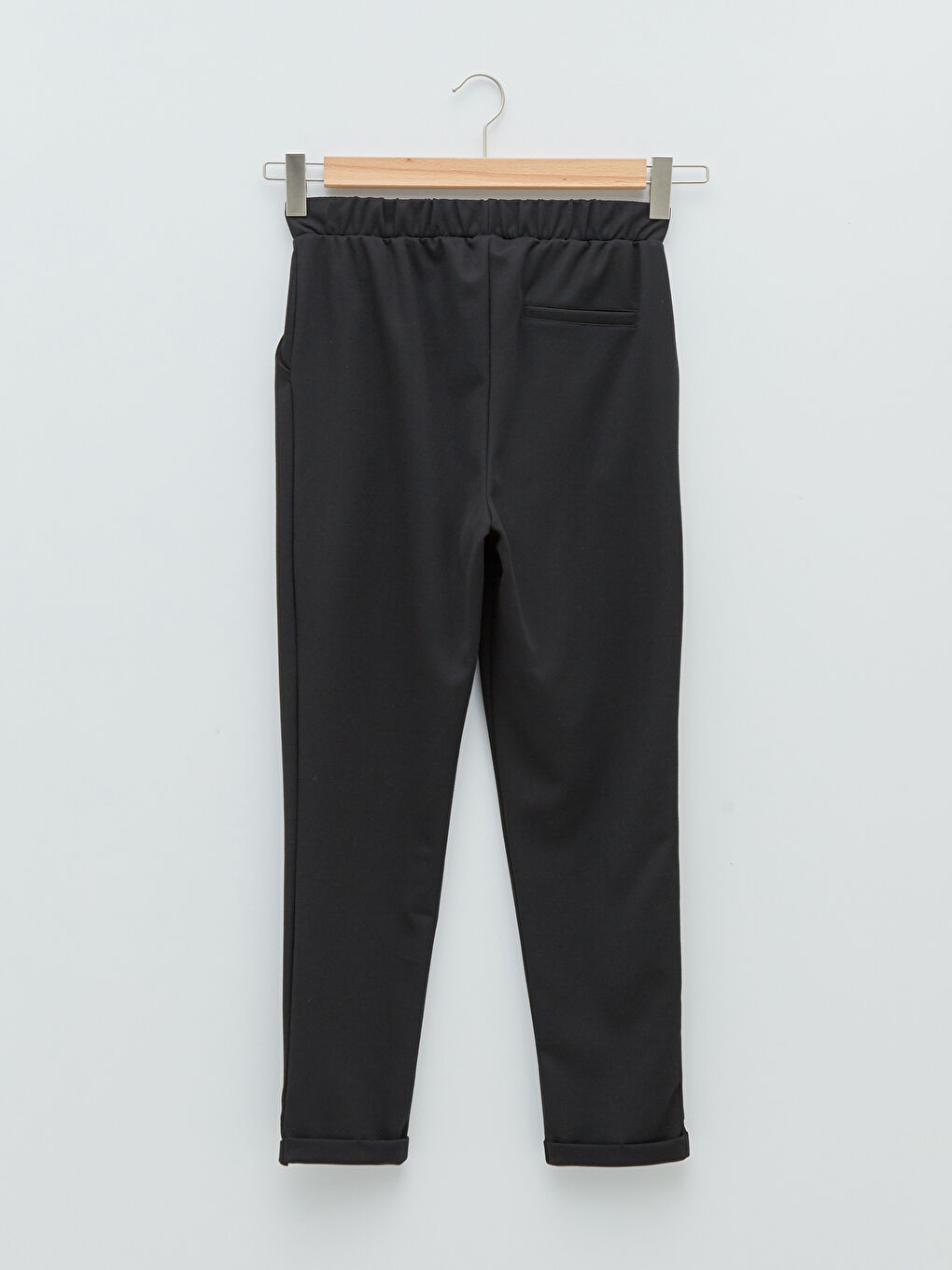 Elastic Waist Regular Pocket Detailed Women's Sweatpants-6