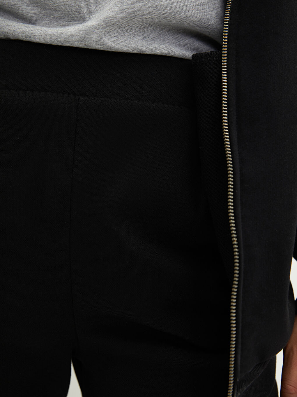 Elastic Waist Regular Pocket Detailed Women's Sweatpants-2