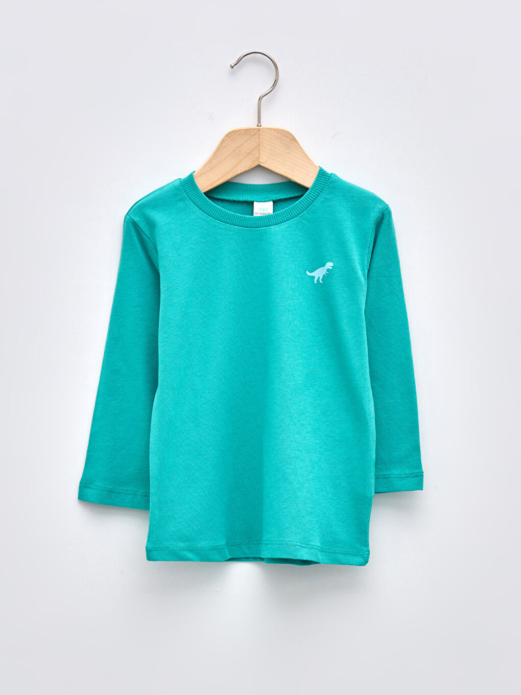 تيشيرت ياقة دائرية كم طويل قطن اولاد رضع - عبوة من ٣ قطع-2