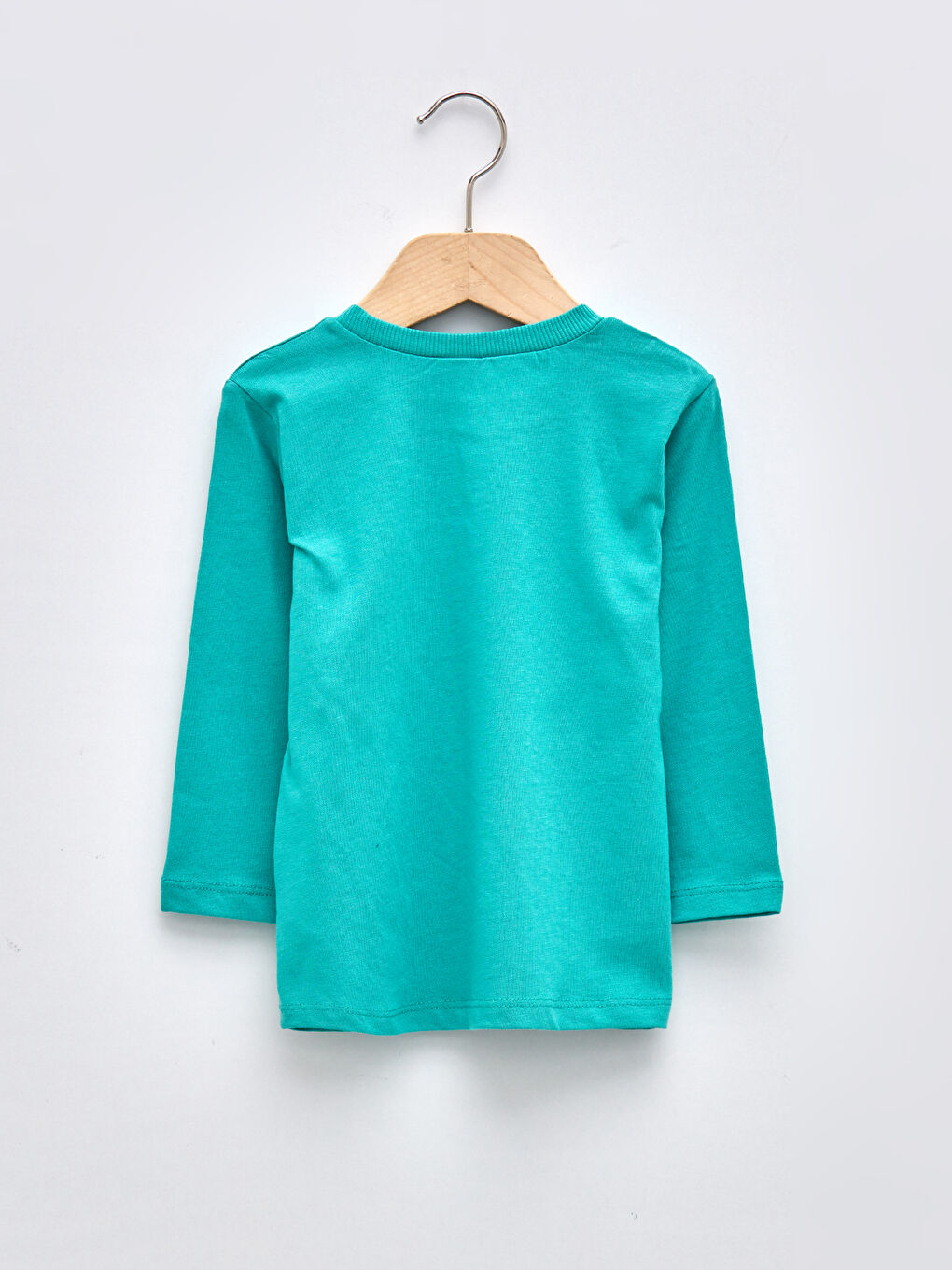 تيشيرت ياقة دائرية كم طويل قطن اولاد رضع - عبوة من ٣ قطع-5