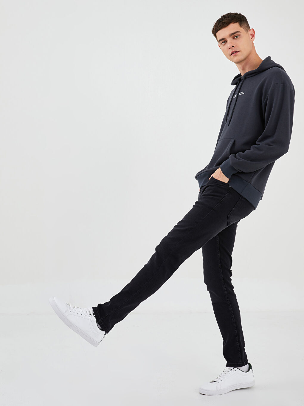 Slim Fit Erkek Jean Pantolon-1