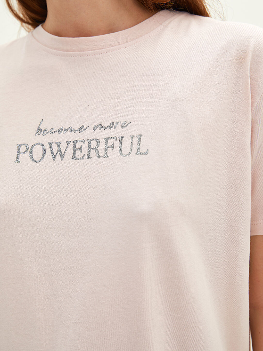 Crew Neck Printed Short Sleeve Cotton Women's Tunic-3