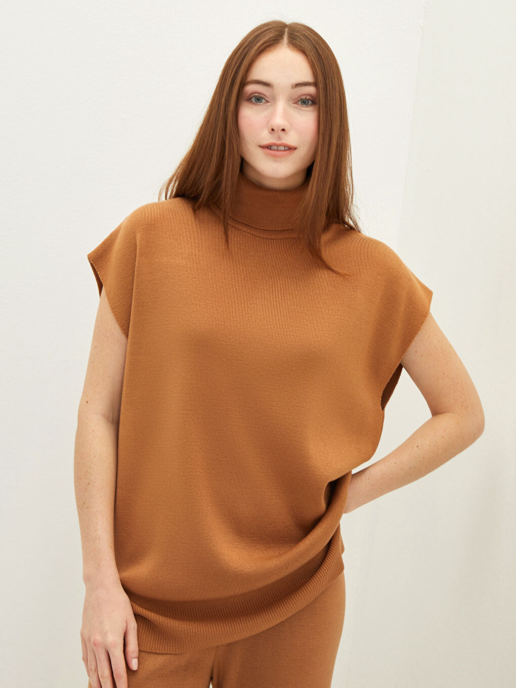 Women's Turtleneck Regular Poncho