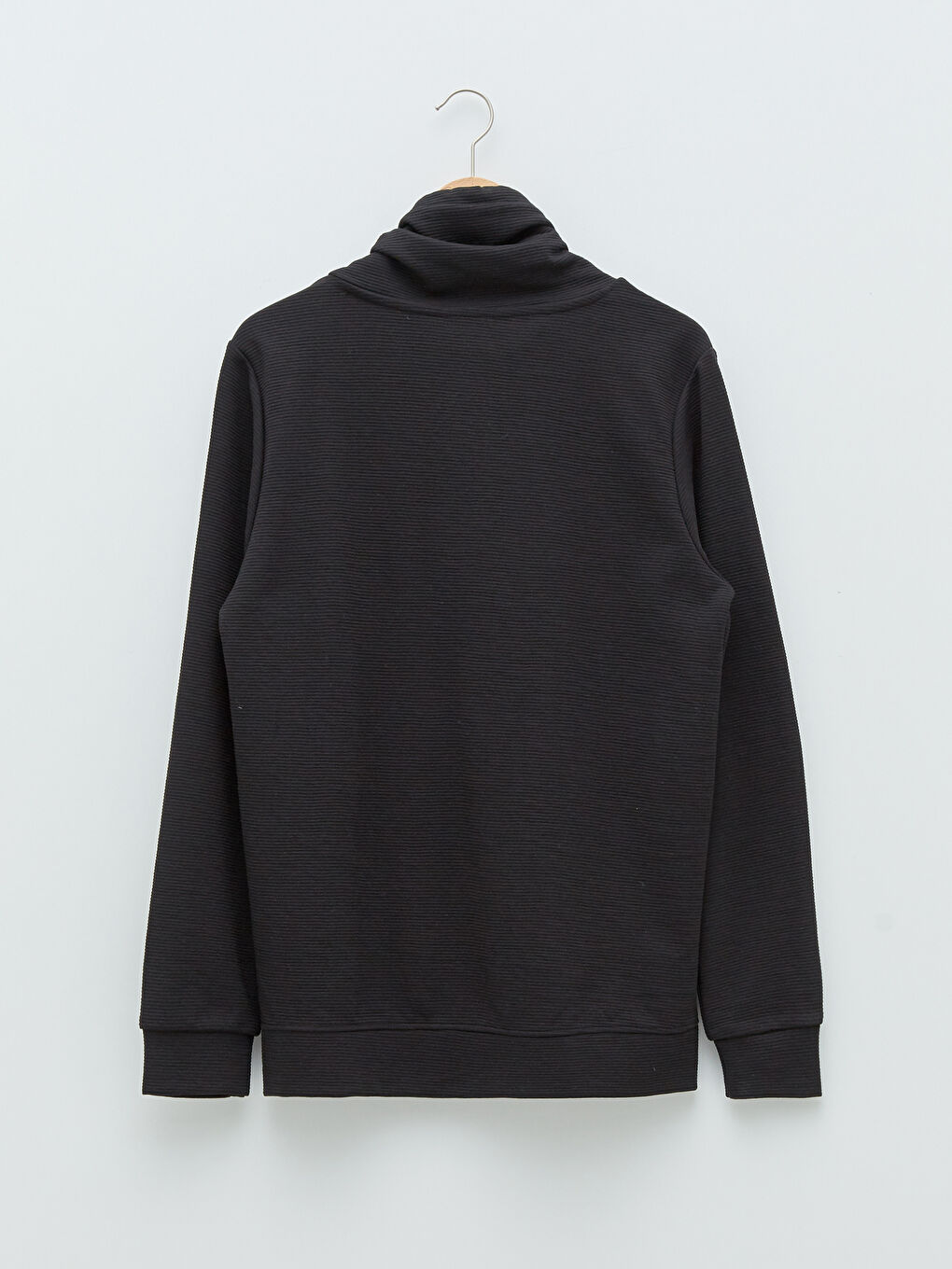 Monk Collar Long Sleeve Men's Sweatshirt-6