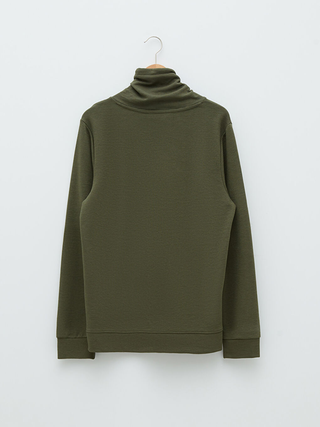 Monk Collar Long Sleeve Men's Sweatshirt -W1HC40Z8-MGL