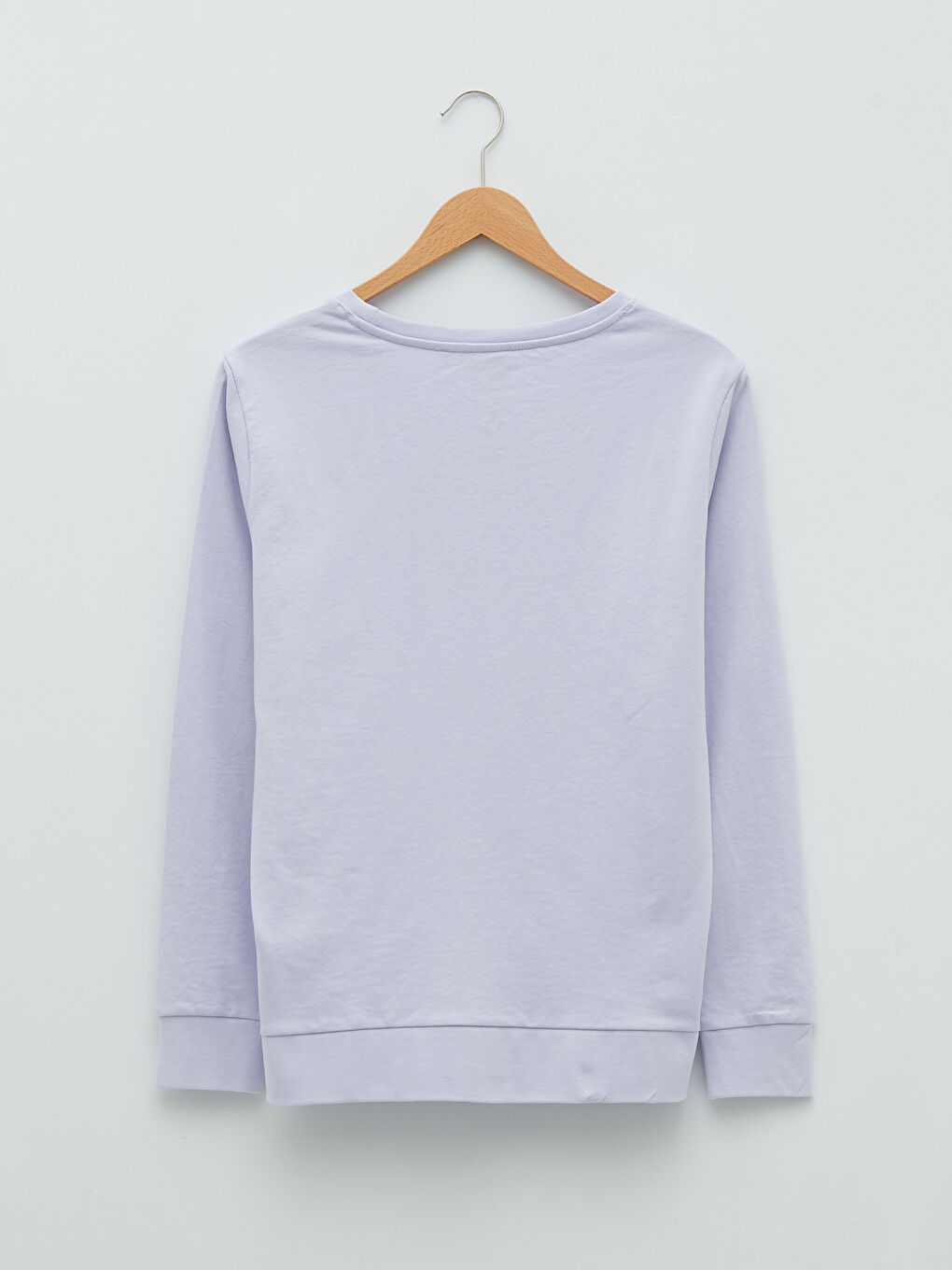 Crew Neck Printed Long Sleeve Women's Sweatshirt-6