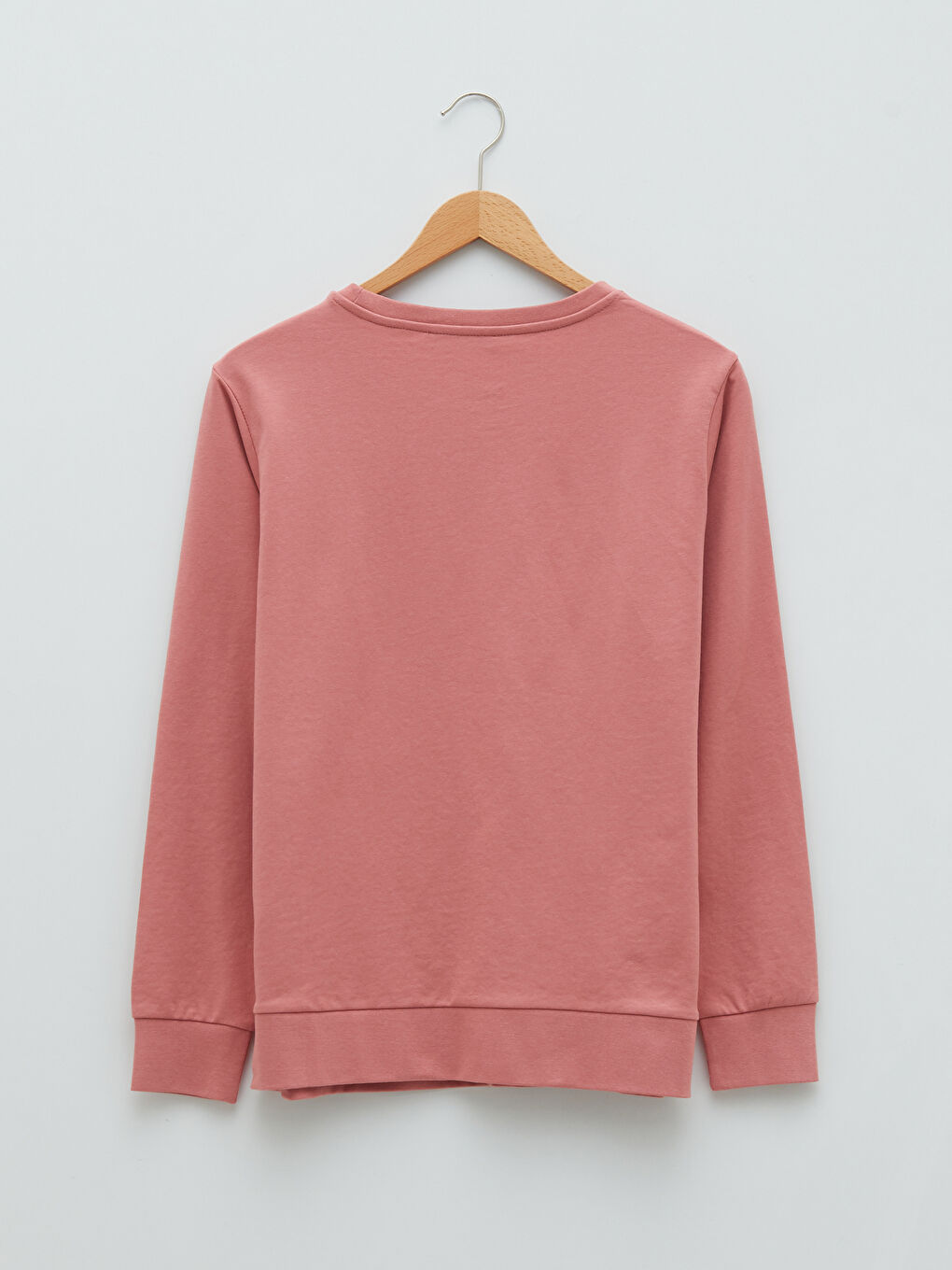 Crew Neck Printed Long Sleeve Women's Sweatshirt-6