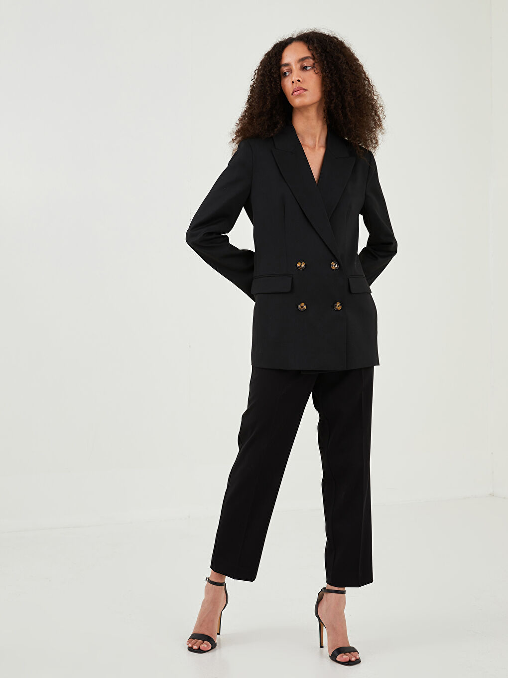 LCW Vision Blazerjacke für Damen mit Knopfleiste und langen Ärmeln -W1HC93Z8-RQL