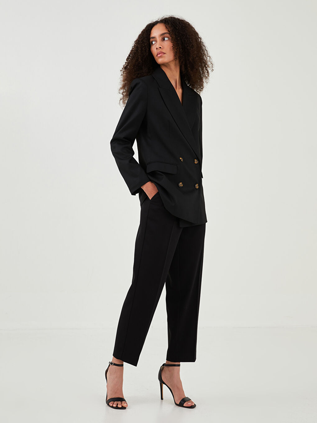LCW Vision Blazerjacke für Damen mit Knopfleiste und langen Ärmeln -W1HC93Z8-RQL