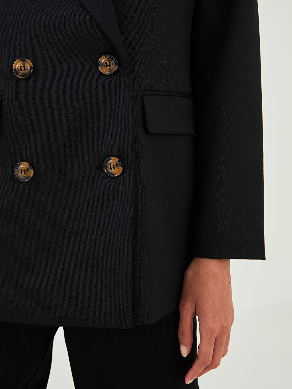 LCW Vision Blazerjacke für Damen mit Knopfleiste und langen Ärmeln -W1HC93Z8-RQL