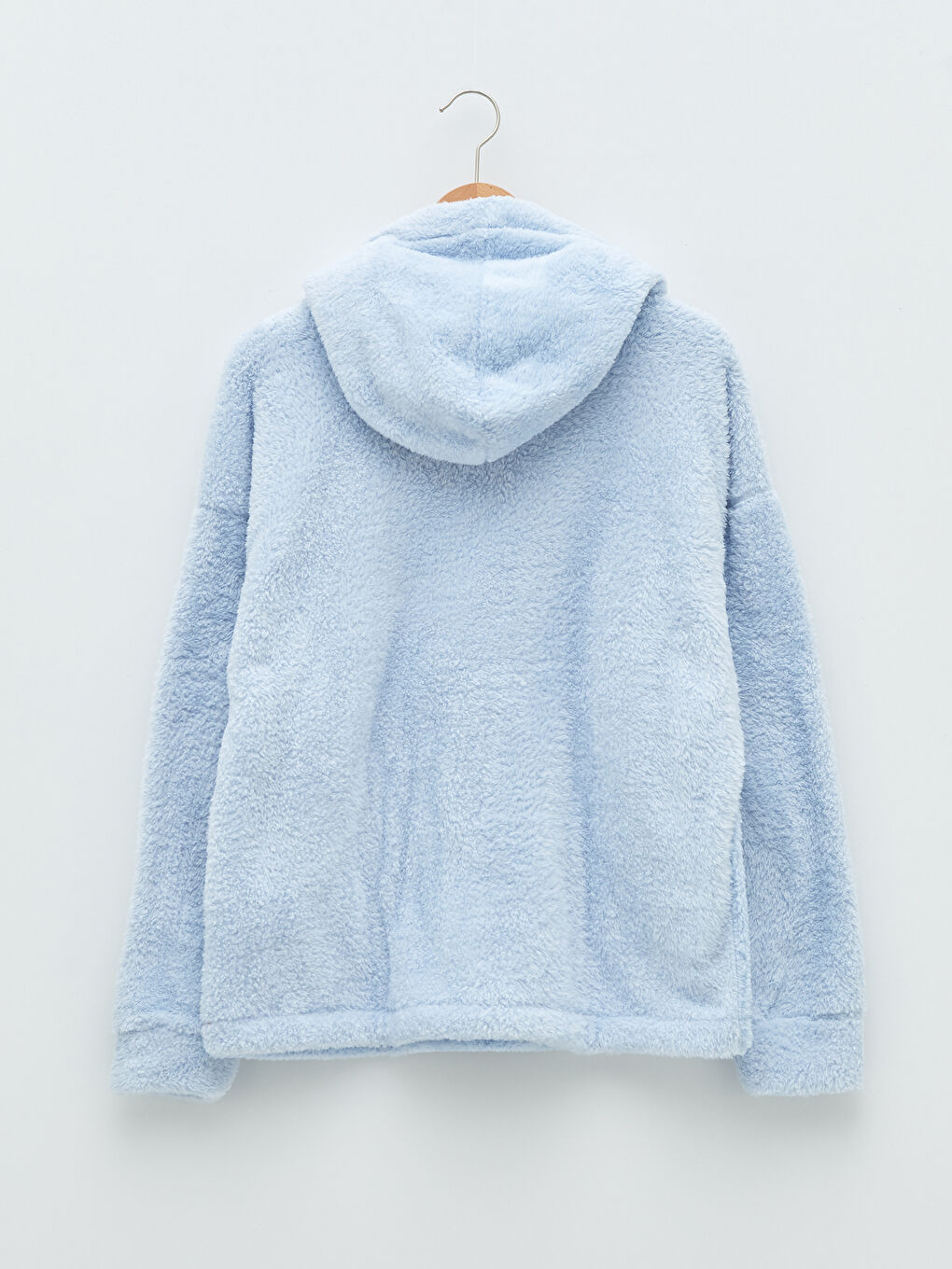 Толстовка худи для женщин с длинным рукавом из флиса с вышитым принтом-5