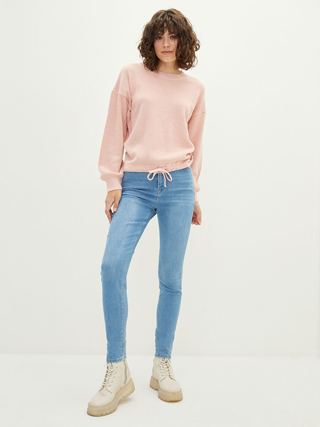 İndigo Yüksek Bel Jüpiter Süper Skinny Fit Kadın Jean Pantolon