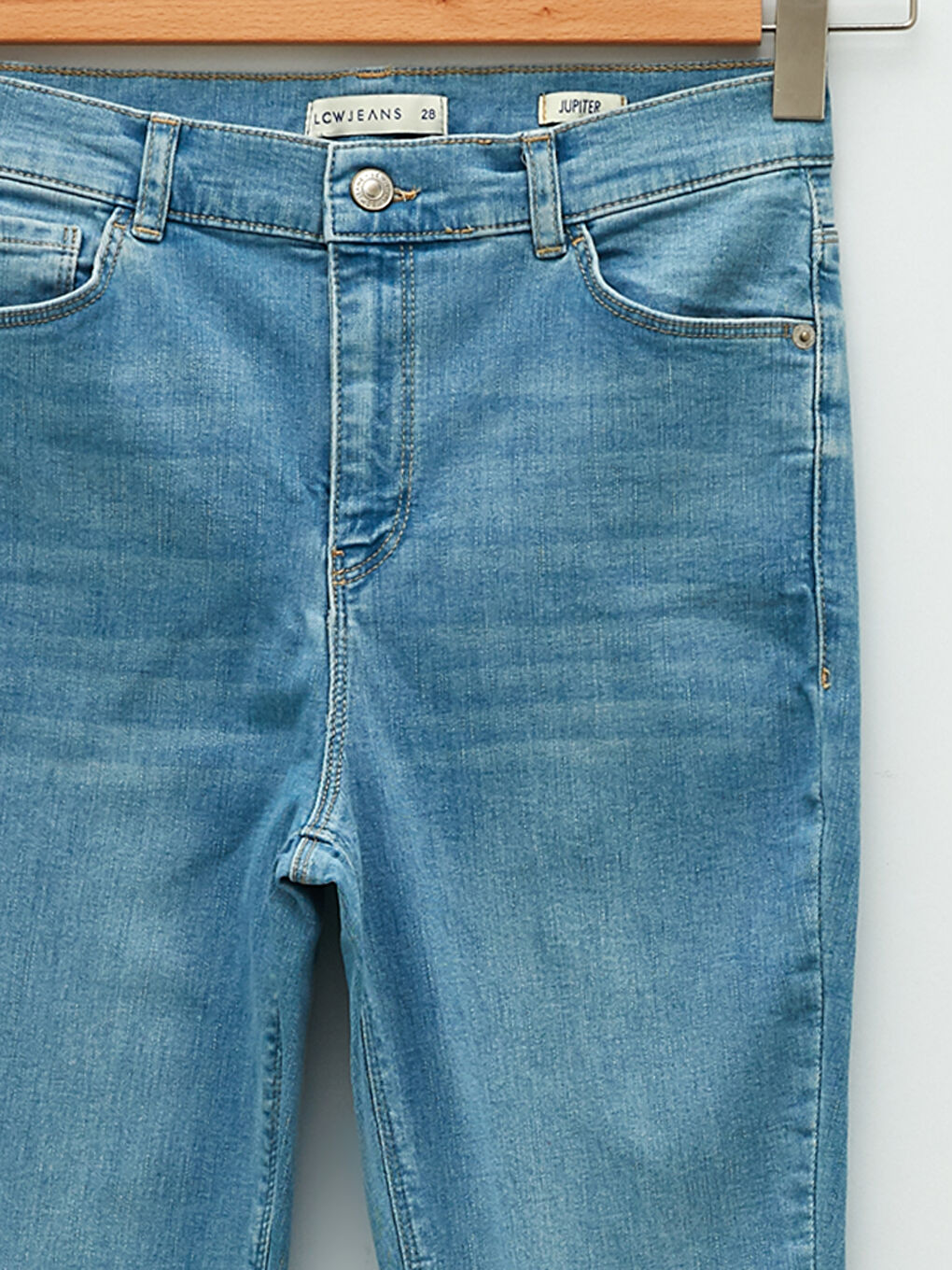 İndigo Yüksek Bel Jüpiter Süper Skinny Fit Kadın Jean Pantolon-7