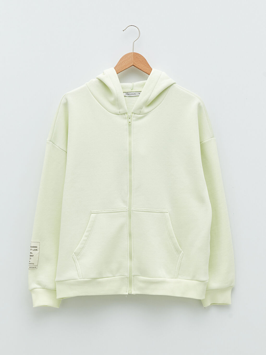 Women's Hooded Printed Long Sleeve Cardigan-4