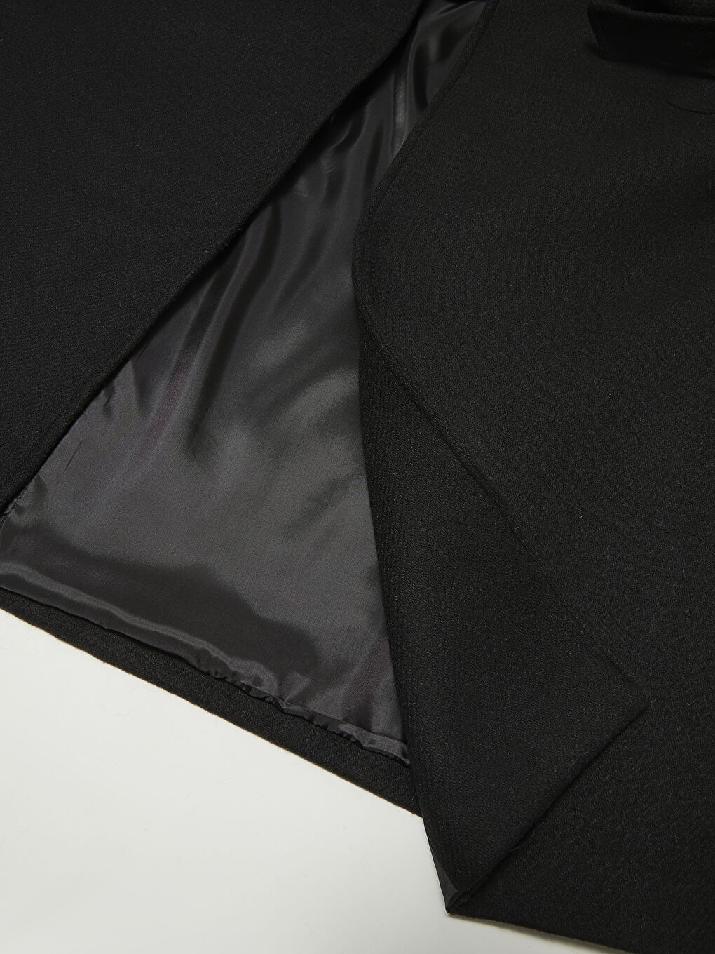 Jacket Collar Plain Oversize Women's Wool Coat-5