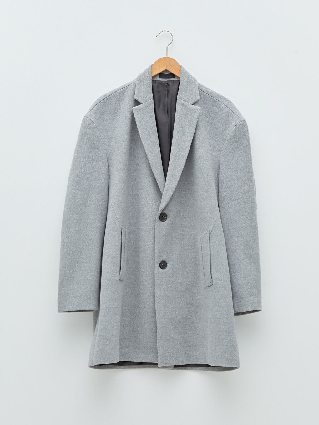 Manteau Cachet Fin à Col de Veste pour Hommes Ajustement Décontracté-5