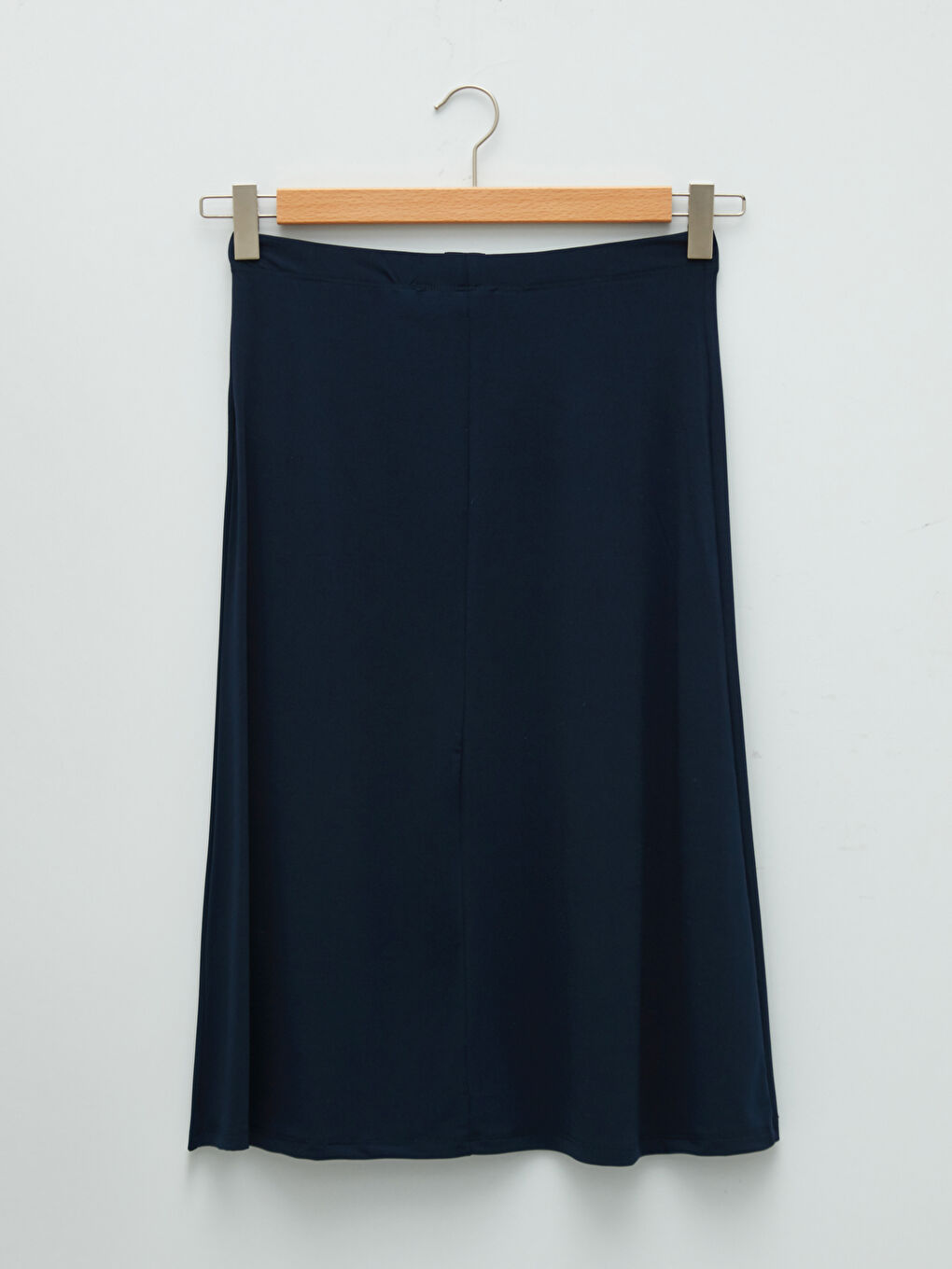 LCW Grace Elastic Waist Button Detailed A-Cut Women's Skirt -W1HD95Z8-HPN