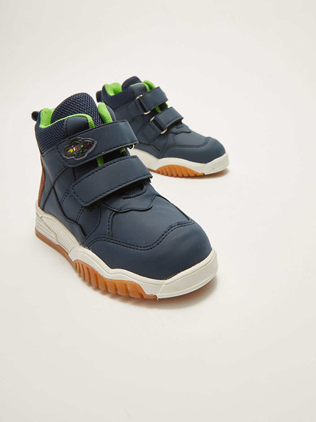 Lacivert Cırt Cırtlı Bilek Boy Erkek Bebek Bot-2