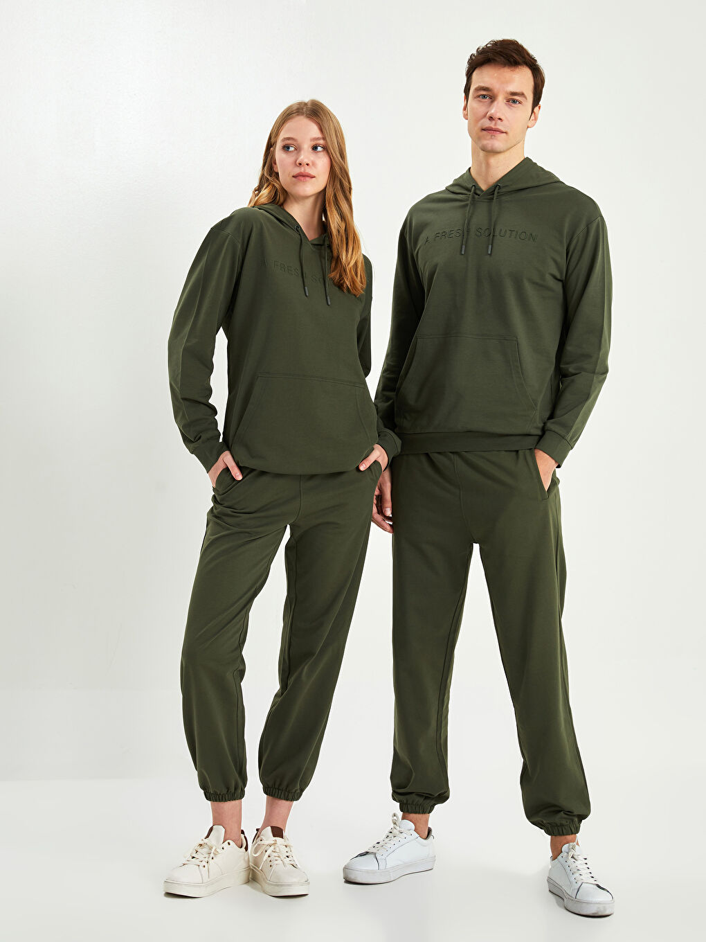 LCWAIKIKI Classic Yeşil Standart Kalıp Unisex Jogger Eşofman Altı