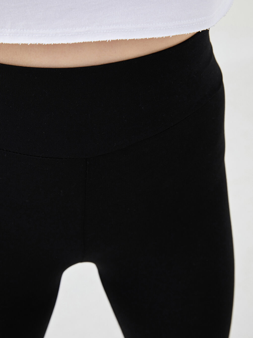 Elastic Waist Regular Cotton Women's Tights-2