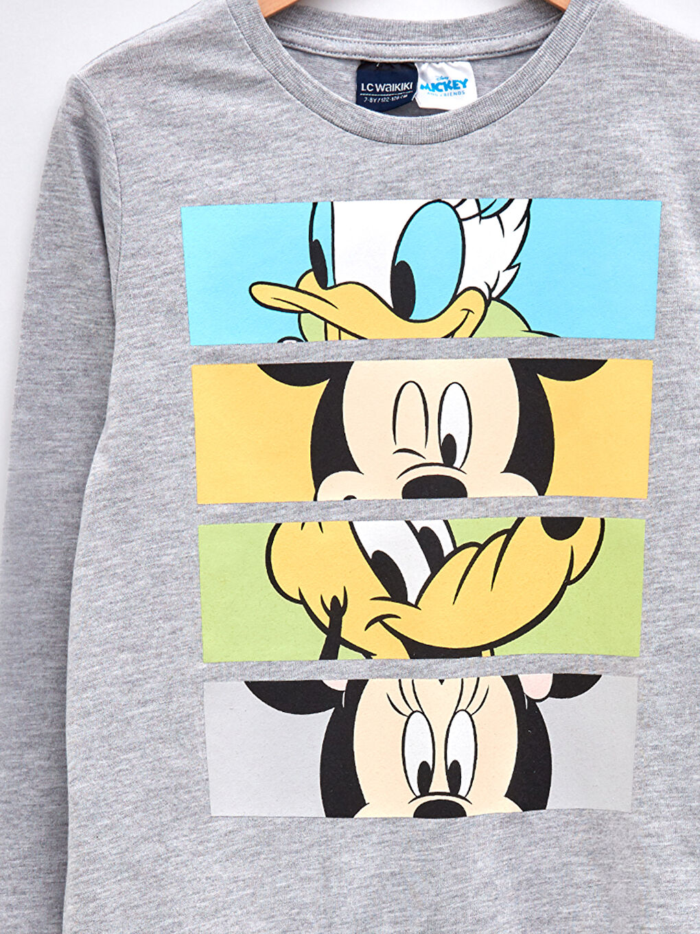 LCW Kids Rundhalsausschnitt Disney Bedrucktes Langarm Jungen Sweatshirt -W1HG00Z4-LAL