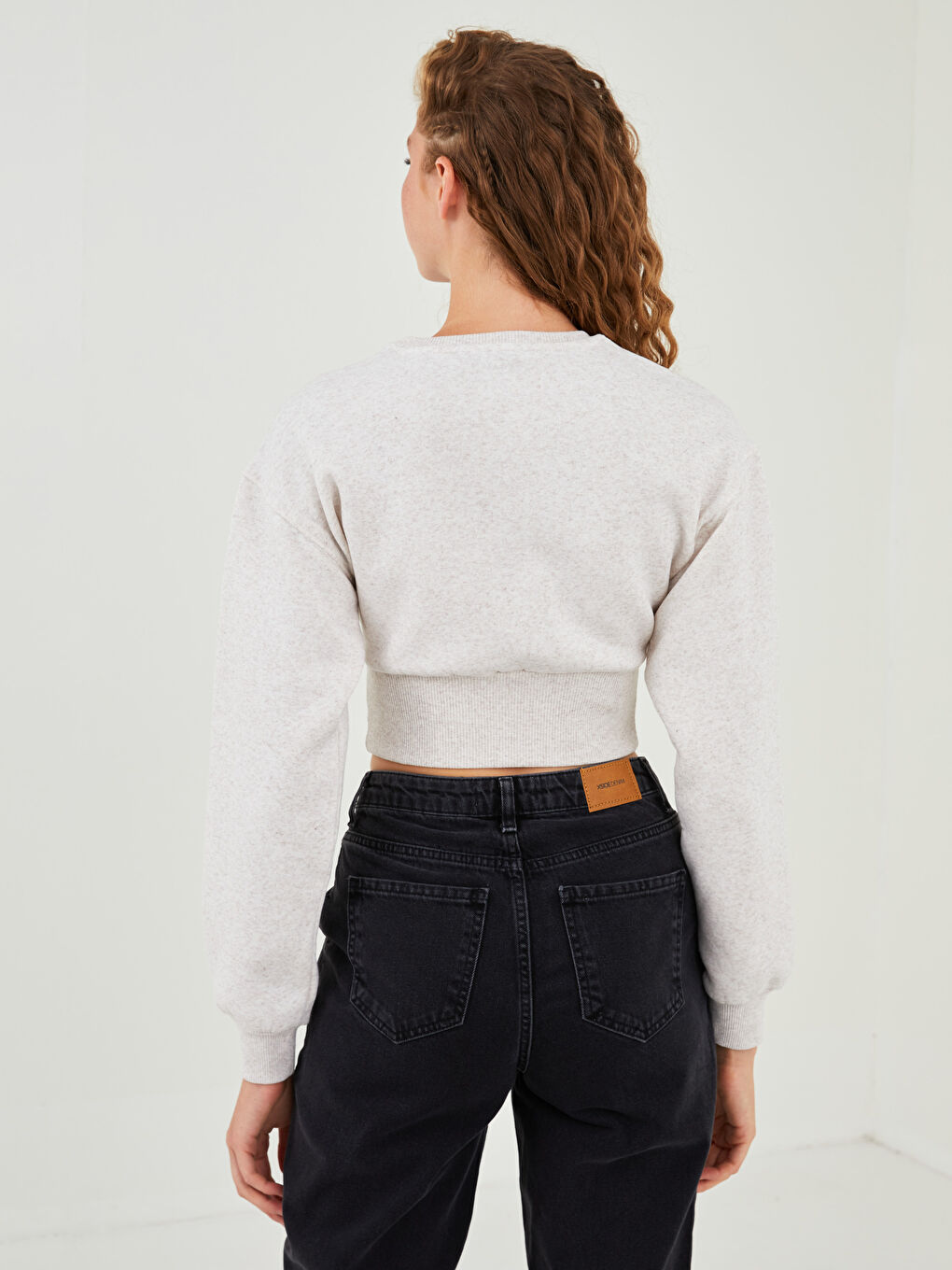 Žena BEŽ Majica s kapuljačom/Dukserica-4