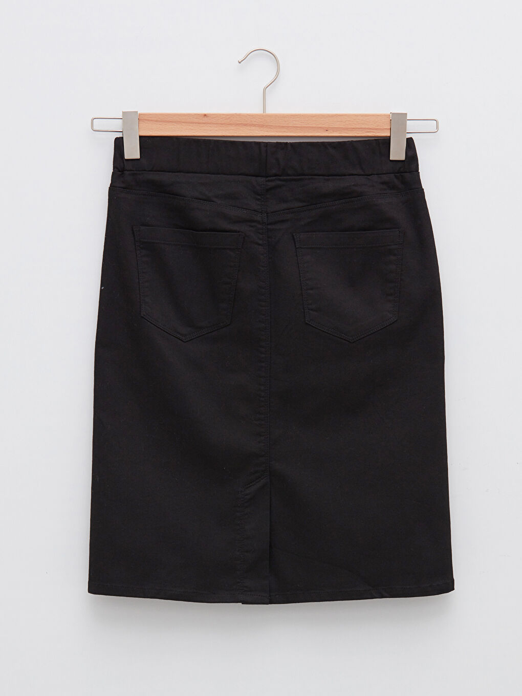 LCW Grace Elastic Waist Regular Pocket Detailed Women's Skirt -W1HG54Z8-CVL
